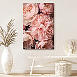 Tableaux Groupe de fleurs roses