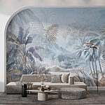 Papier peint Peinture d'une jungle