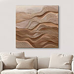 Tableaux Des lignes fluides dans des tons chauds