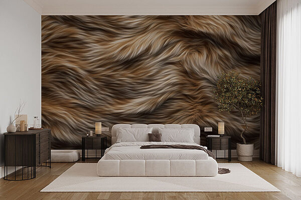 Texture douce et fluide dans des tons chauds Papier peint Texture douce et fluide dans des tons chauds