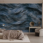 Papier peint Textures fluides dans des tons profonds.