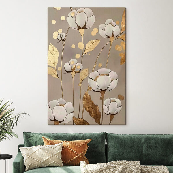 Peinture de fleurs et de feuilles Tableaux Peinture de fleurs et de feuilles