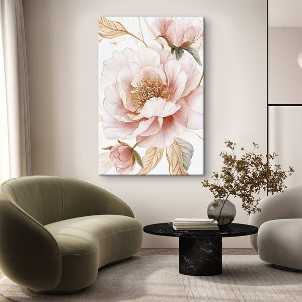 Fleurs délicates dans des teintes douces Tableaux Fleurs délicates dans des teintes douces