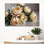 Tableaux Groupe de fleurs sur une table