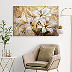 Tableaux Peinture de fleurs blanches