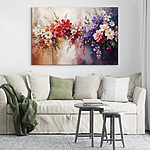 Tableaux Groupe de fleurs colorées
