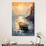 Tableaux Peinture d'un bateau dans l'eau