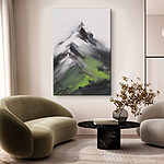 Tableaux Peinture d'un sommet de montagne