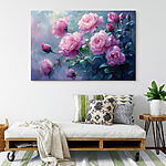 Tableaux Peinture de fleurs roses