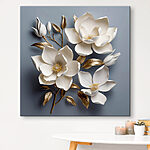 Tableaux Élégante composition florale en relief présentée avec art