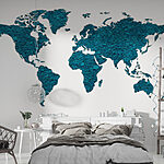 Papier peint Carte du monde