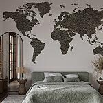 Papier peint Carte du monde
