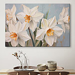 Tableaux Peinture de fleurs blanches