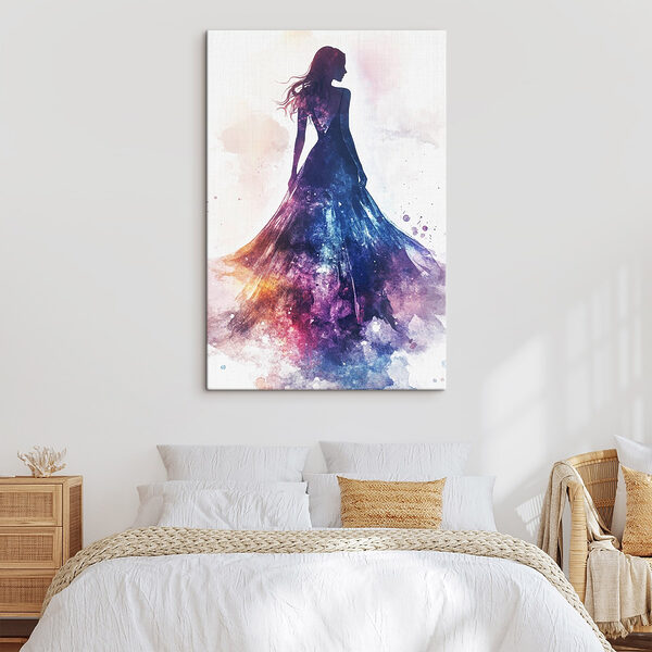 Femme en robe Tableaux Femme en robe