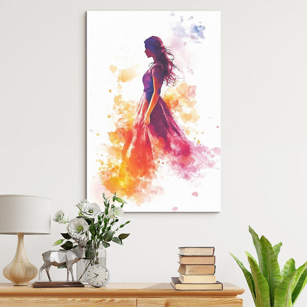 Femme en robe Tableaux Femme en robe