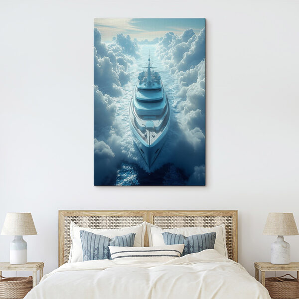 Navire dans les nuages Tableaux Navire dans les nuages