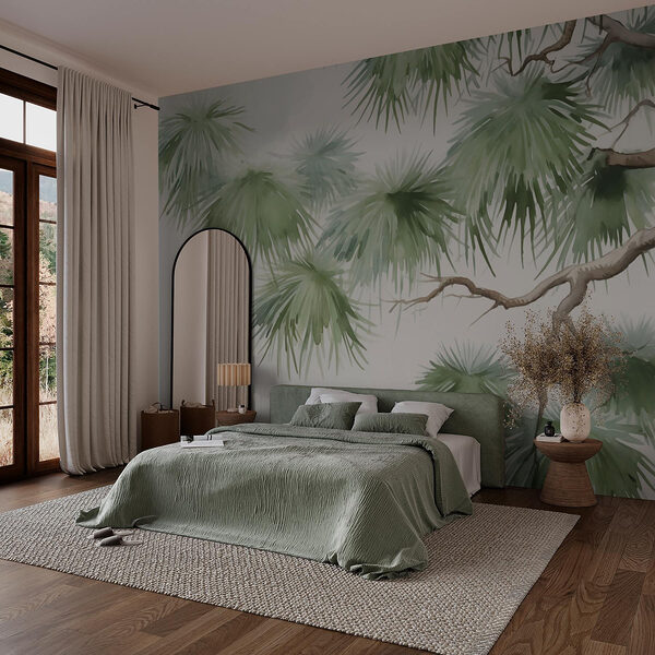 Peinture d'un arbre Papier peint Peinture d'un arbre