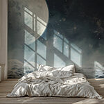 Papier peint La lune dans le ciel
