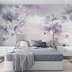 Papier peint Aquarelle de fleurs