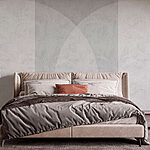 Papier peint Fond blanc et gris