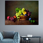 Tableaux Corbeille de fruits sur une table