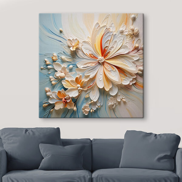 Art floral délicat dans des teintes douces Tableaux Art floral délicat dans des teintes douces