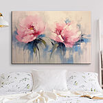 Tableaux Peinture de fleurs roses