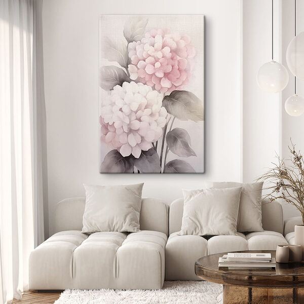 Peinture de fleurs roses Tableaux Peinture de fleurs roses
