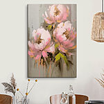 Tableaux Peinture de fleurs roses