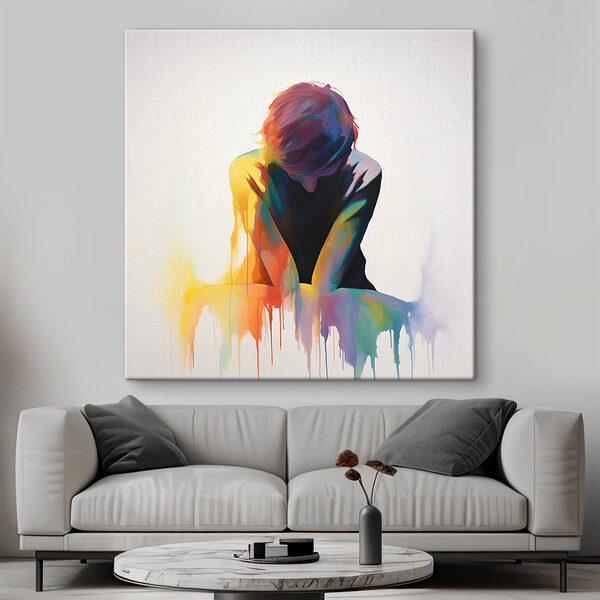 Personne ayant la tête baissée Tableaux Personne ayant la tête baissée