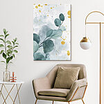 Tableaux Aquarelle d'une branche avec des feuilles