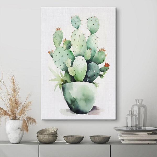 Aquarelle d'un cactus Tableaux Aquarelle d'un cactus