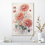 Tableaux Fleurs élégantes dans des tons pastel doux