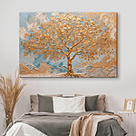Tableaux Arbre artistique sur fond de sérénité.