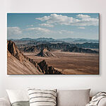 Tableaux Paysage de montagnes et ciel bleu