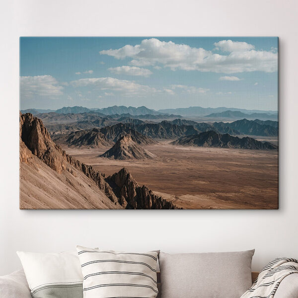 Paysage de montagnes et ciel bleu Tableaux Paysage de montagnes et ciel bleu