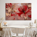 Tableaux Des fleurs vibrantes dans des tons pastels