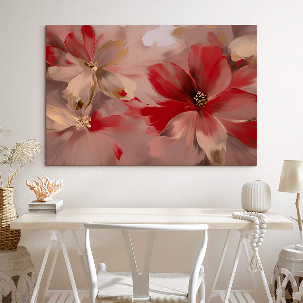 Des fleurs vibrantes dans des tons pastels Tableaux Des fleurs vibrantes dans des tons pastels