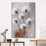 Tableaux Groupe de fleurs blanches duveteuses