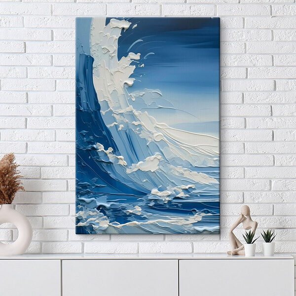 Peinture d'une vague Tableaux Peinture d'une vague