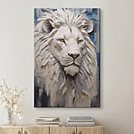 Tableaux Lion aux yeux jaunes