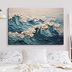 Tableaux Peinture de vagues et de nuages