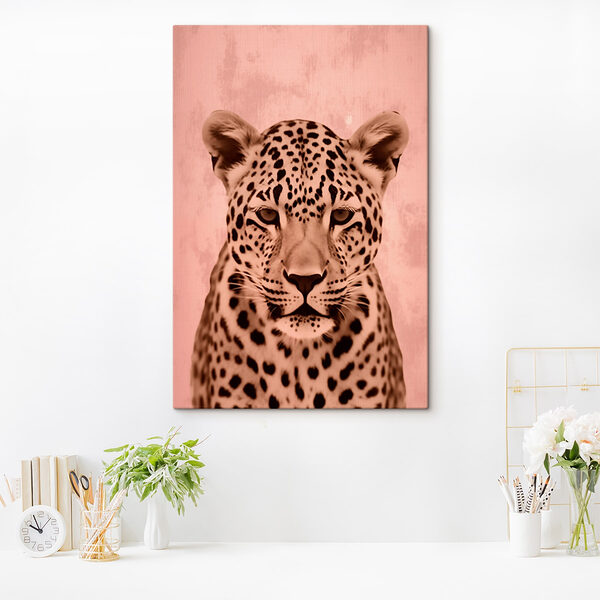 Un léopard majestueux dans des tons doux Tableaux Un léopard majestueux dans des tons doux