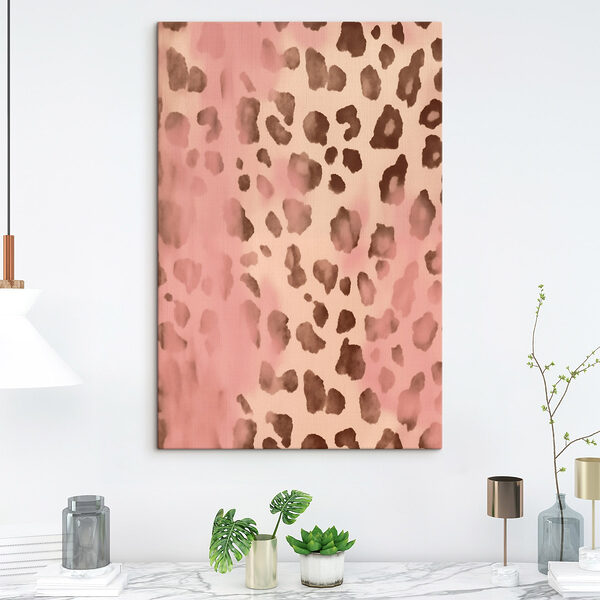Peau d'animal tachetée de rose et de brun Tableaux Peau d'animal tachetée de rose et de brun