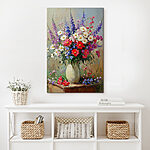 Tableaux Peinture d'un vase de fleurs