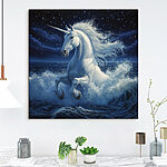 Tableaux Licorne dans l'eau