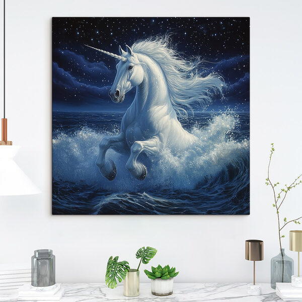 Licorne dans l'eau Tableaux Licorne dans l'eau