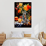 Tableaux Nature morte aux fleurs et aux fruits
