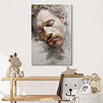 Tableaux Expression rêveuse sur un visage tranquille.