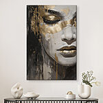 Tableaux Visage serein et sens artistique